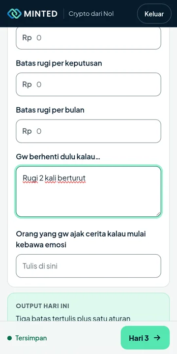 App: lembar kerja tersimpan