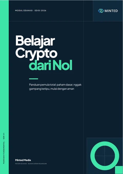 Sampul modul Belajar Crypto dari Nol, 66 halaman